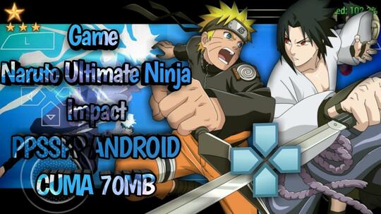 naruto ultimate ninja impact ppsspp black screen